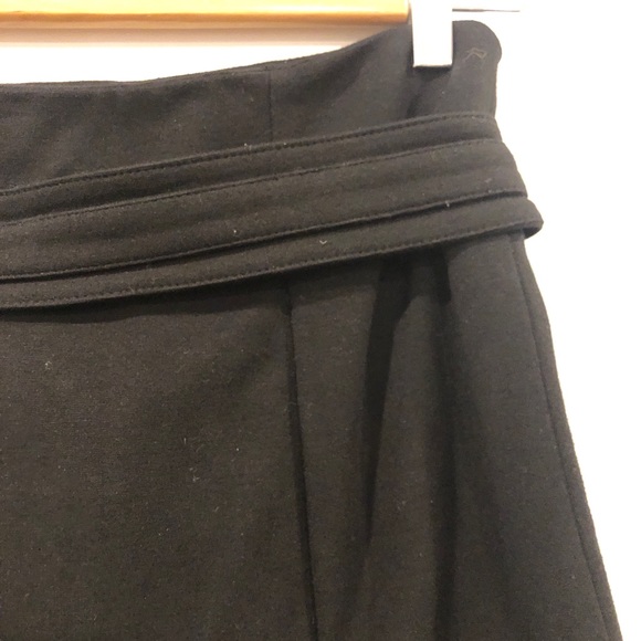 Club Monaco Belted Skirt with Ruffle Black Size 8 - Picture 5 of 9